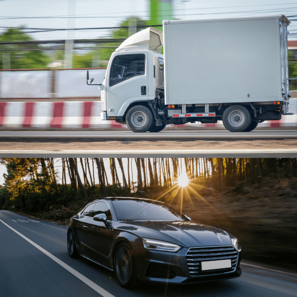 מה ההבדל בין תאוריה לרכב משא קל לבין רכב פרטי?